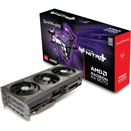 Sapphire NITRO+ AMD Radeon RX 9070 Gaming OC 16GB GDDR6 650W Graphics Card